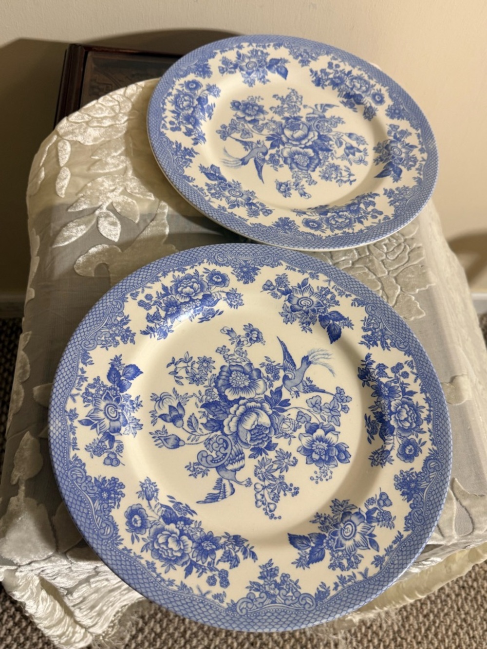 New Royal Stafford Asiatic Pheasant Dinner Plates - Set of 2